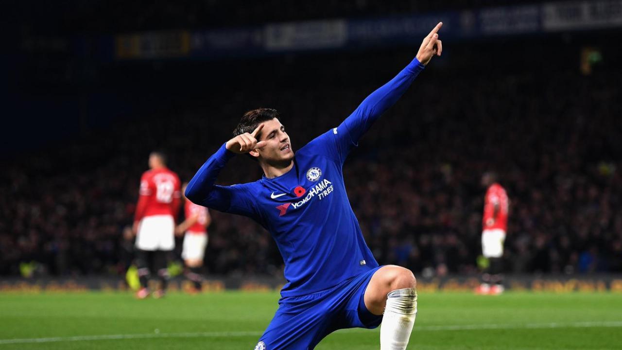 Morata's Magnificent Noggin Sinks Mourinho, Man United