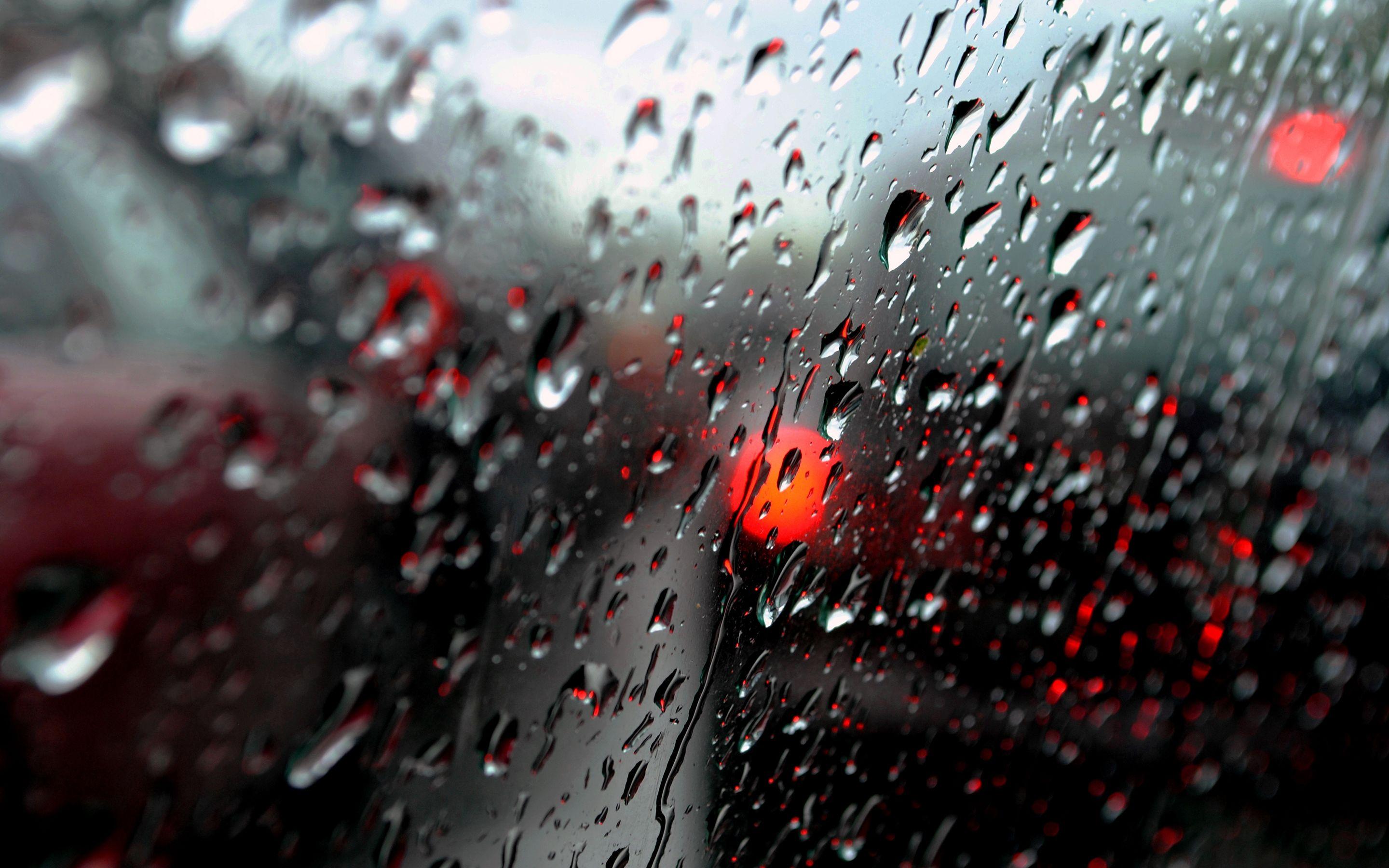 Water Drops Window Macro rain glass cars wallpaperx1800