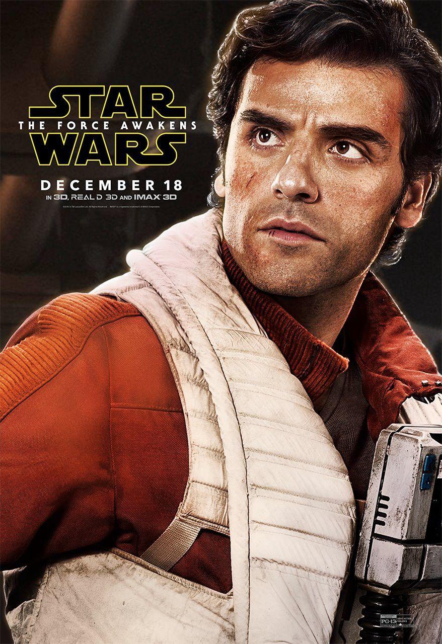 Star Wars: The Force Awakens Isaac as Poe Dameron. Movies