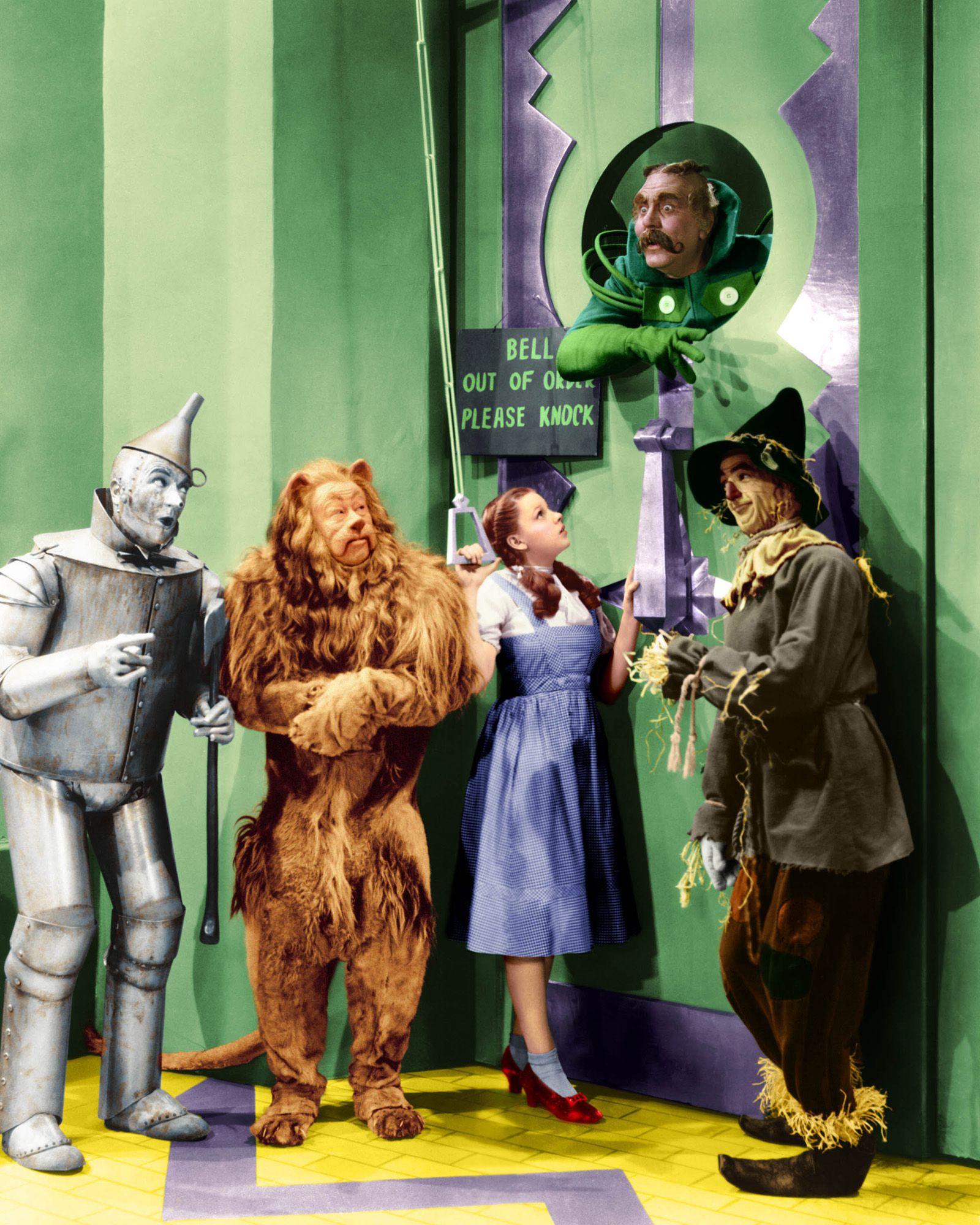 At the Throne Room of the Wizard of Oz the Brain of E.C