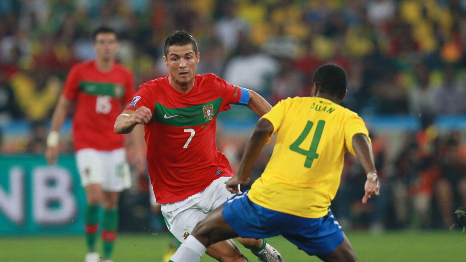 Cristiano Ronaldo White Jersey Team Form Player Football Star