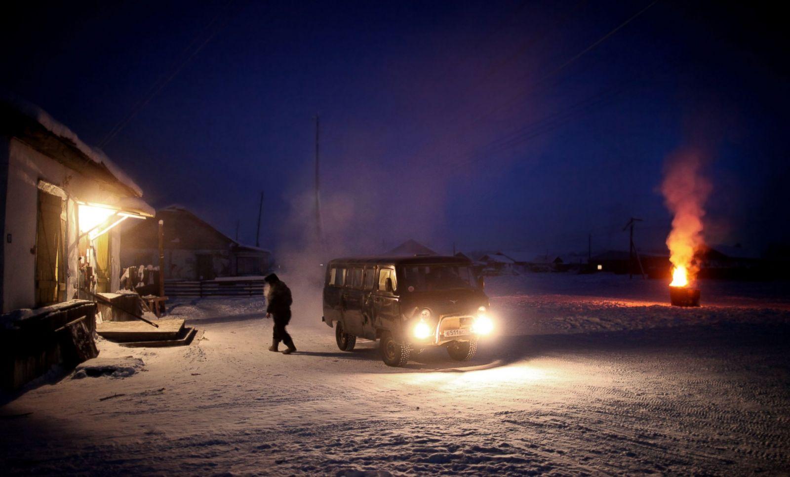 Oymyakon, the Coldest Village on Earth Photo. Image