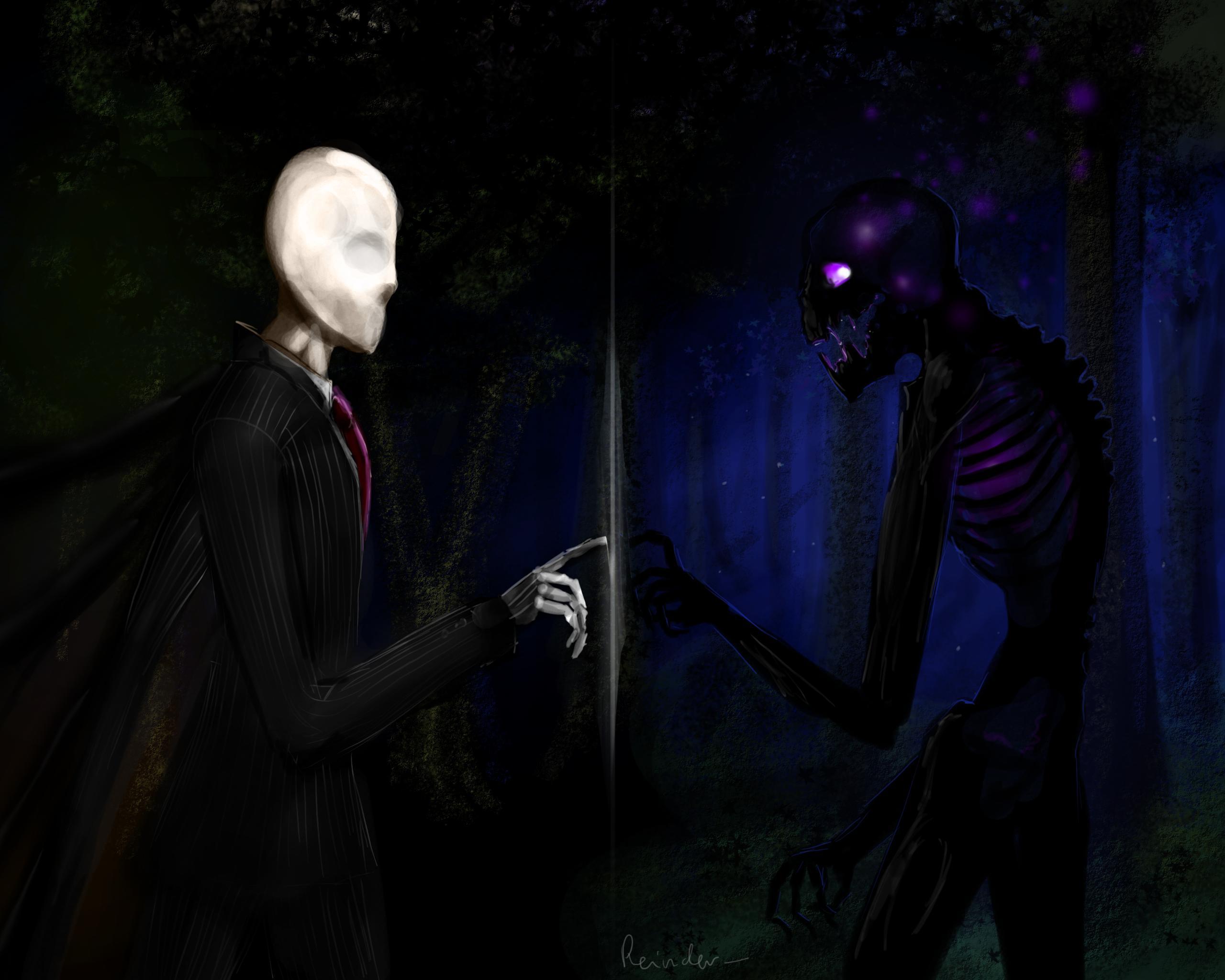 Enderman vs slenderman