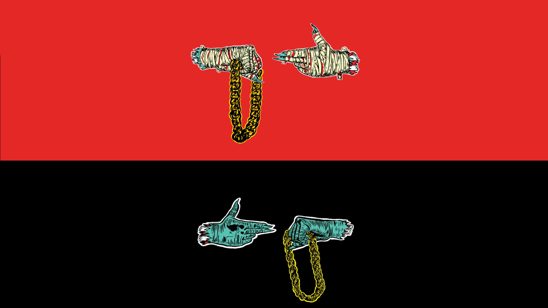 Made this Run the Jewels wallpaper for the new album 1920x1080