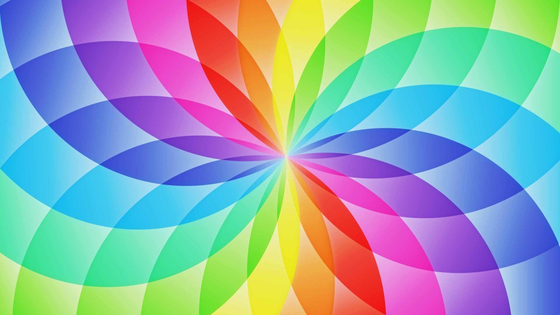 rainbow circles mac background desktop wallpaper high definition