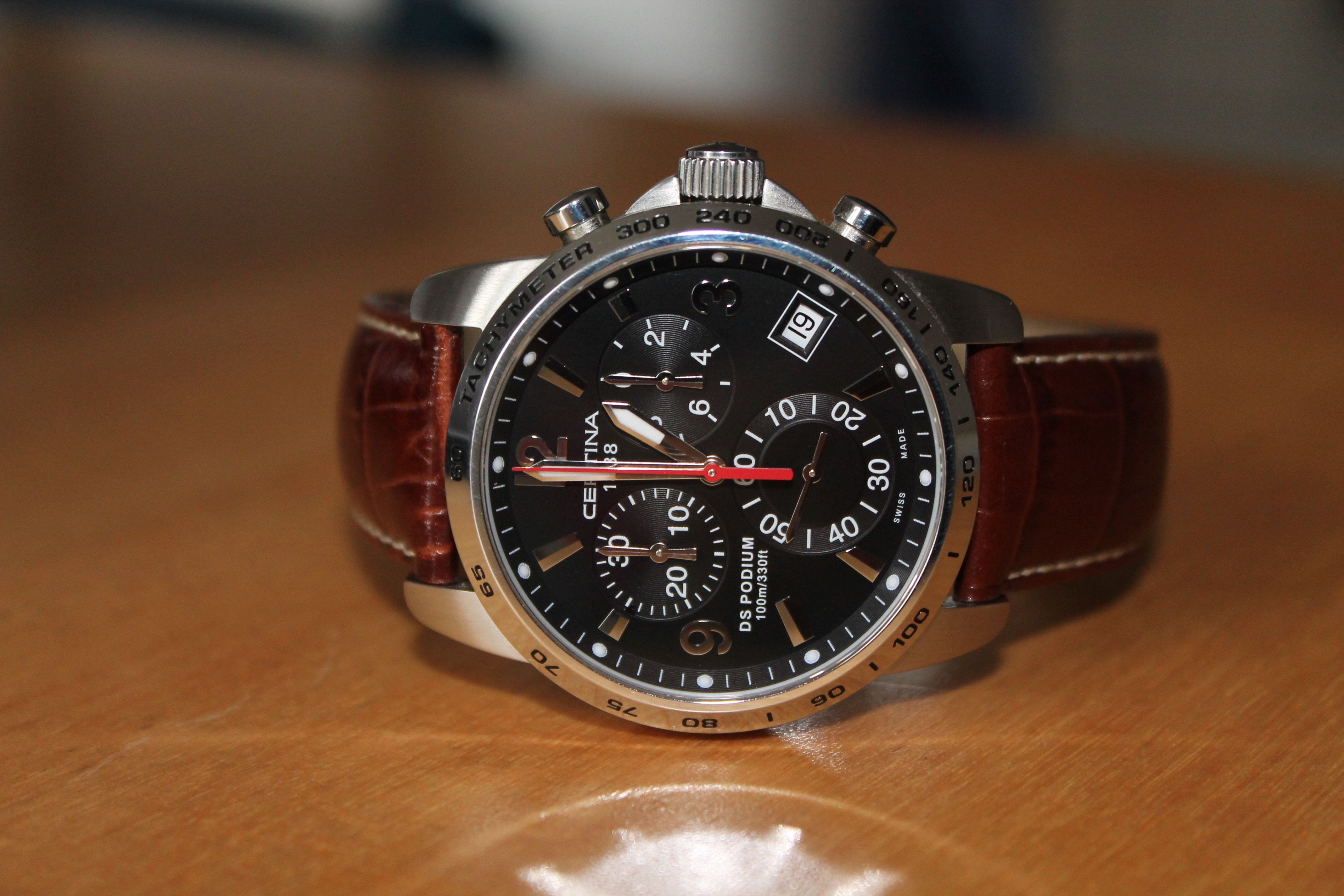 chronograph watch at 9:35 free image