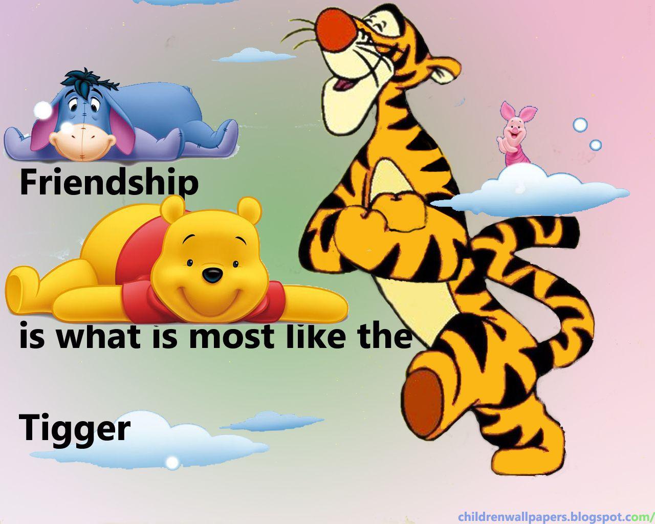 Winnie The Pooh And Tigger Quotes Wallpaperx1024. Image