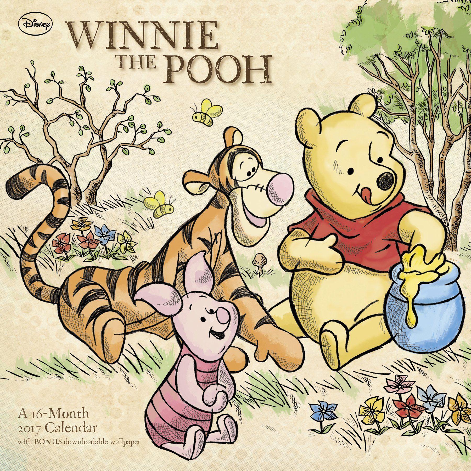 Winnie the Pooh Wall Calendar (2017): Day Dream: 0038576249172