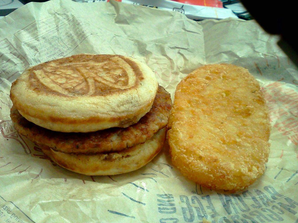 Sausage McGriddles and Hash Brown. McDonald's 3014 New Cast