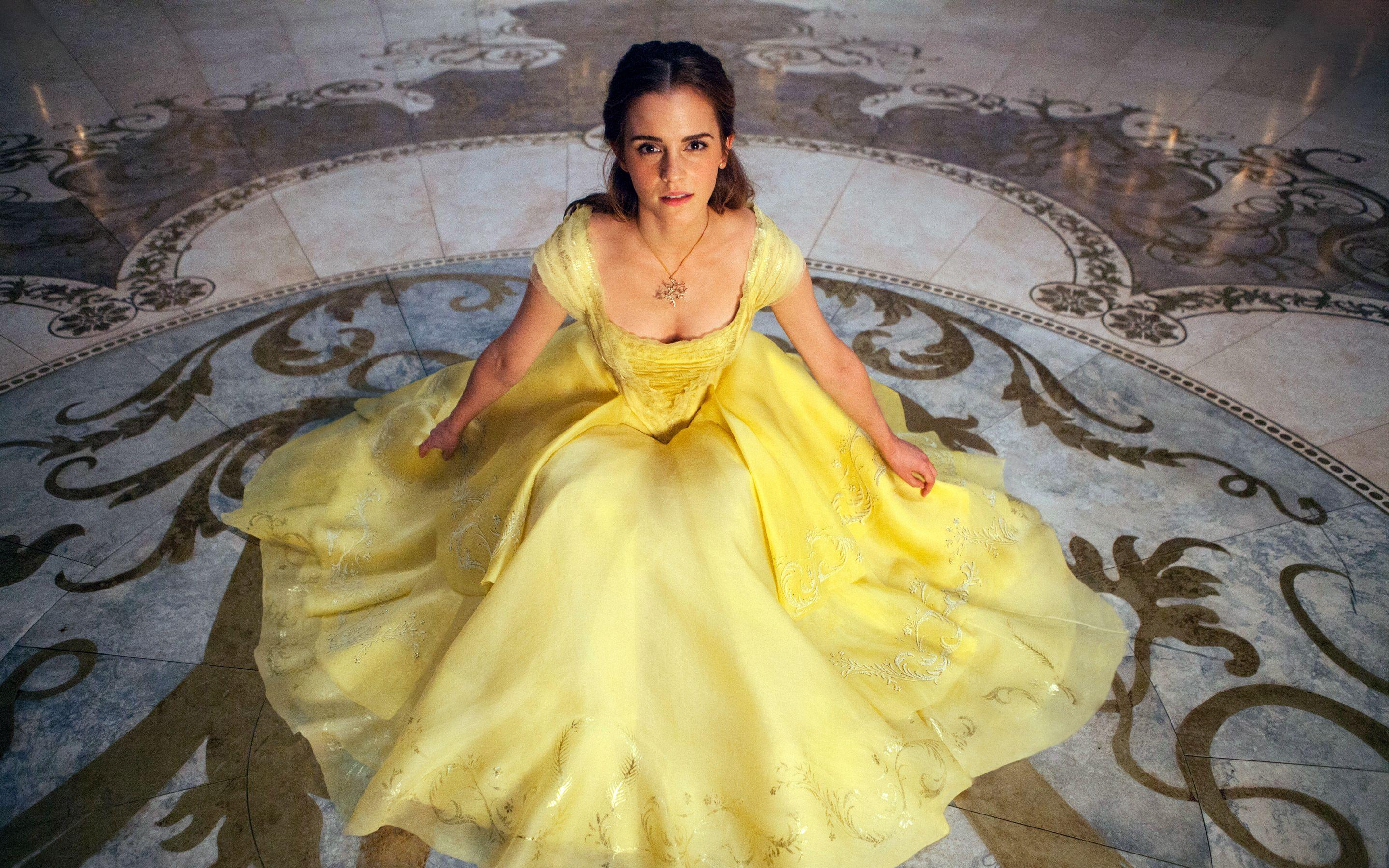 Emma Watson Belle Beauty and the Beast Wallpaper