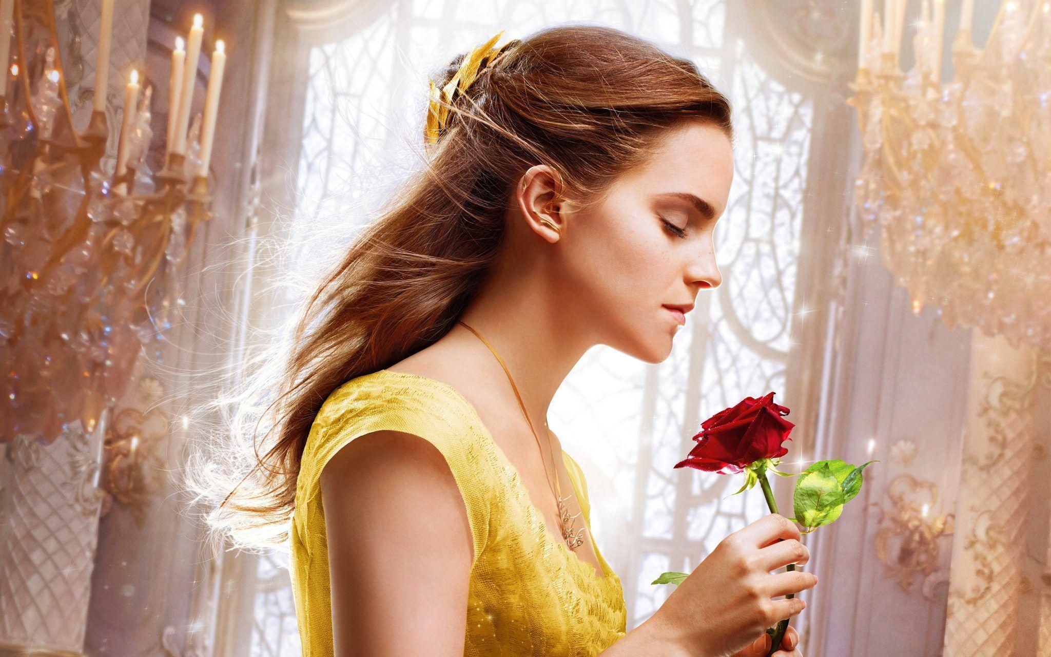 Beauty And The Beast Emma Watson Wallpapers Wallpaper Cave