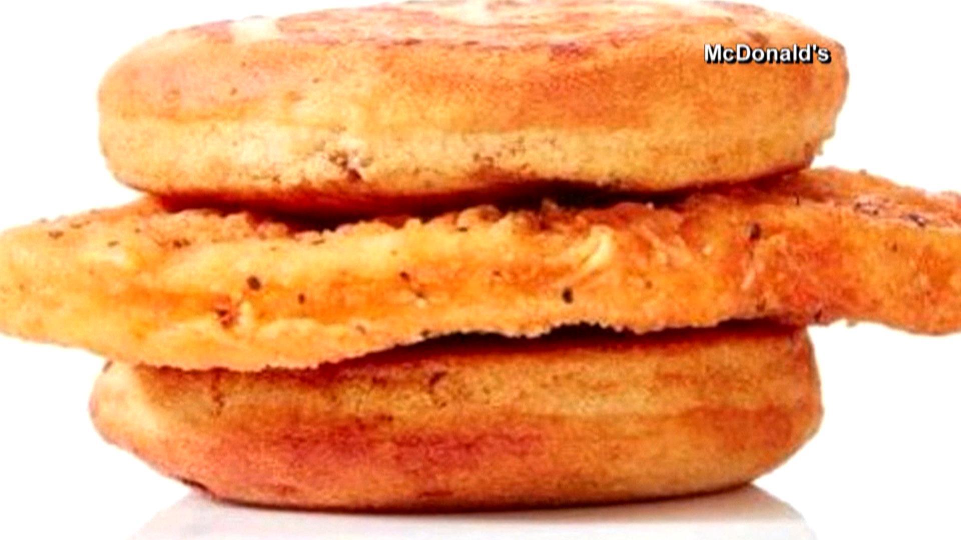 McDonald's Chicken McGriddle, The Syrup Infused Chicken Sandwich