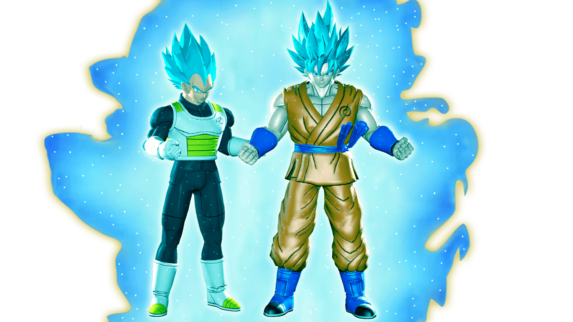 Goku and Vegeta (Super Saiyan Blue) 2
