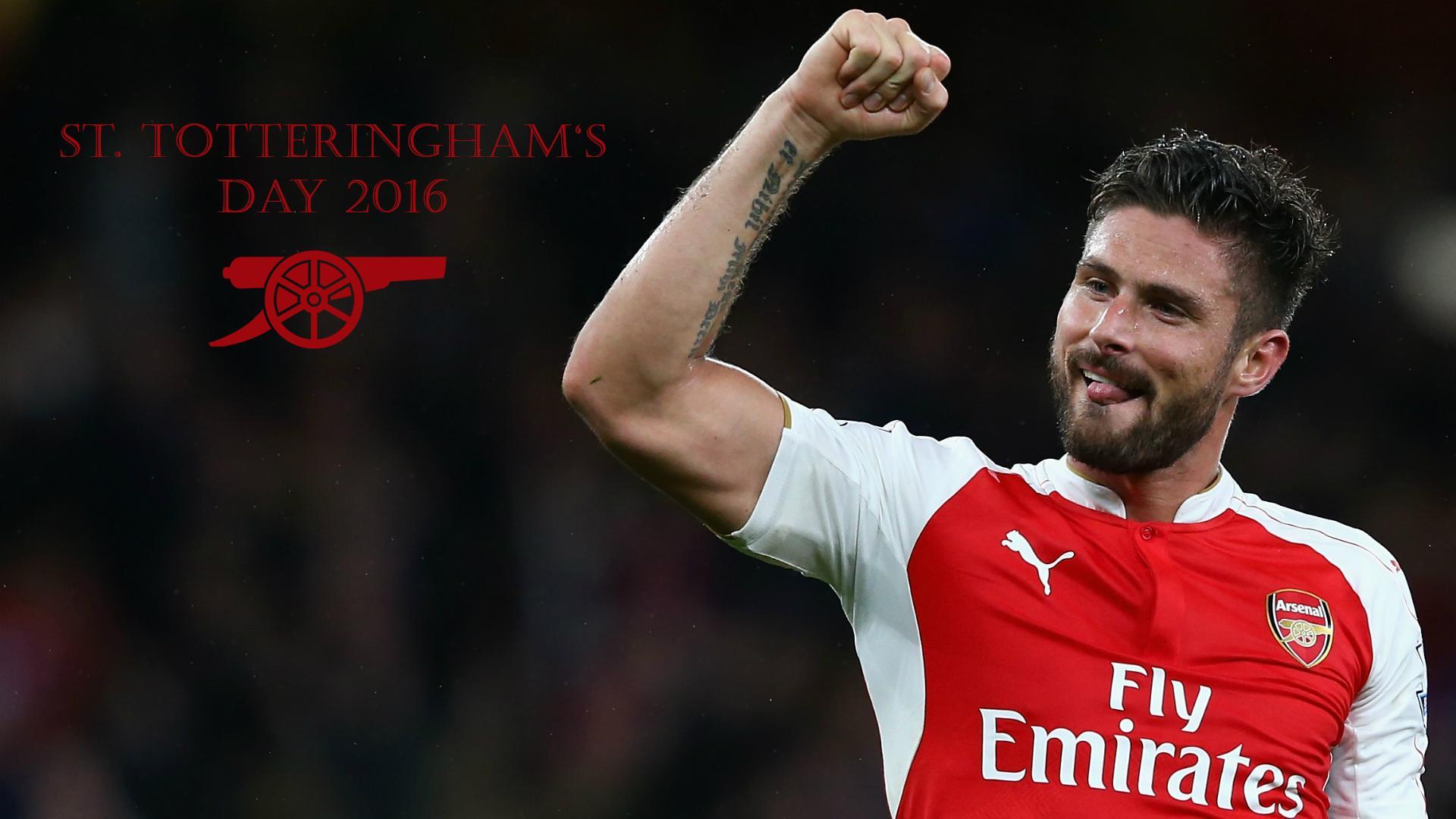 Giroud St. Totteringham's Day wallpaper contribution to
