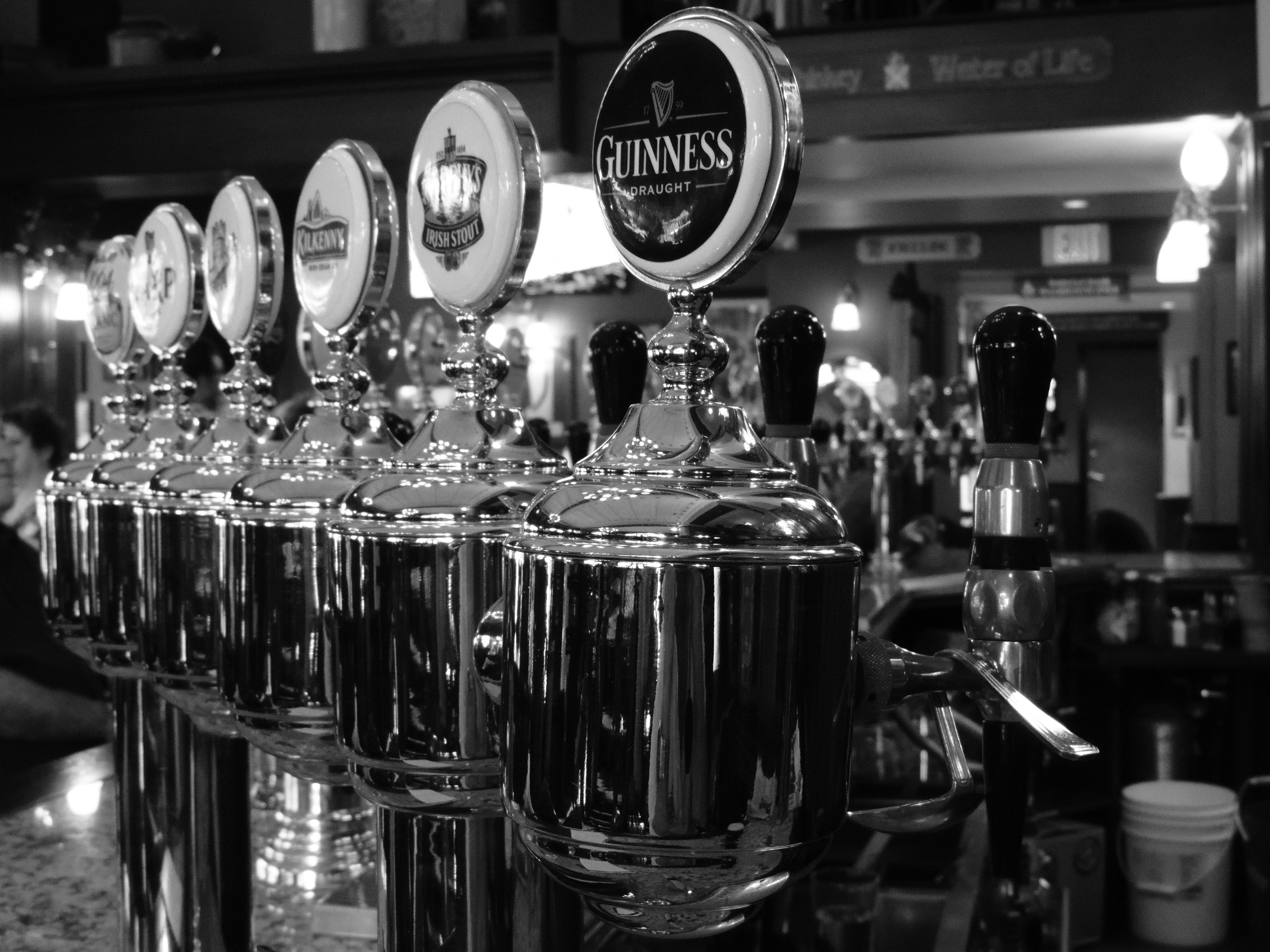 guinness beer tap lot free image
