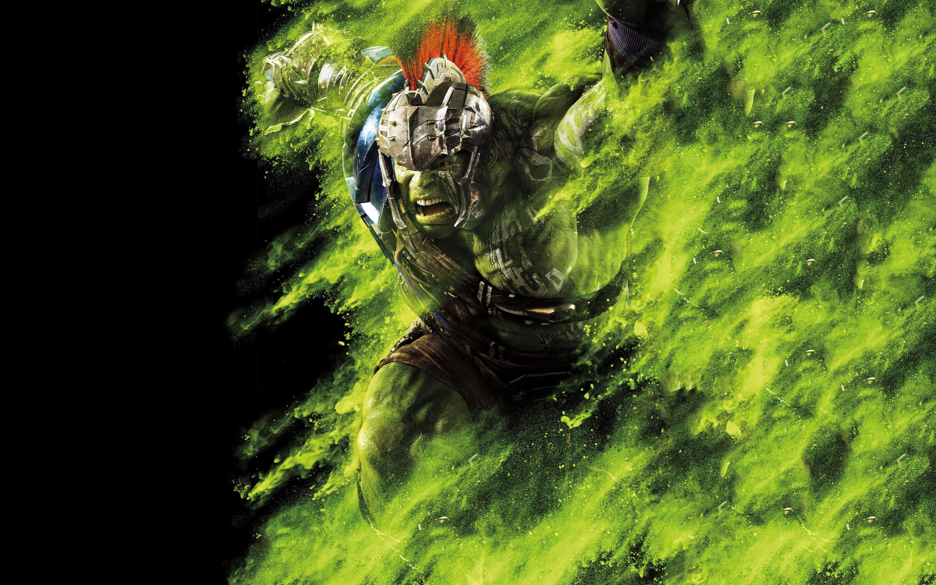 Thor Ragnarok Hulk Wallpaper For Desktop in HD 4K Resolution