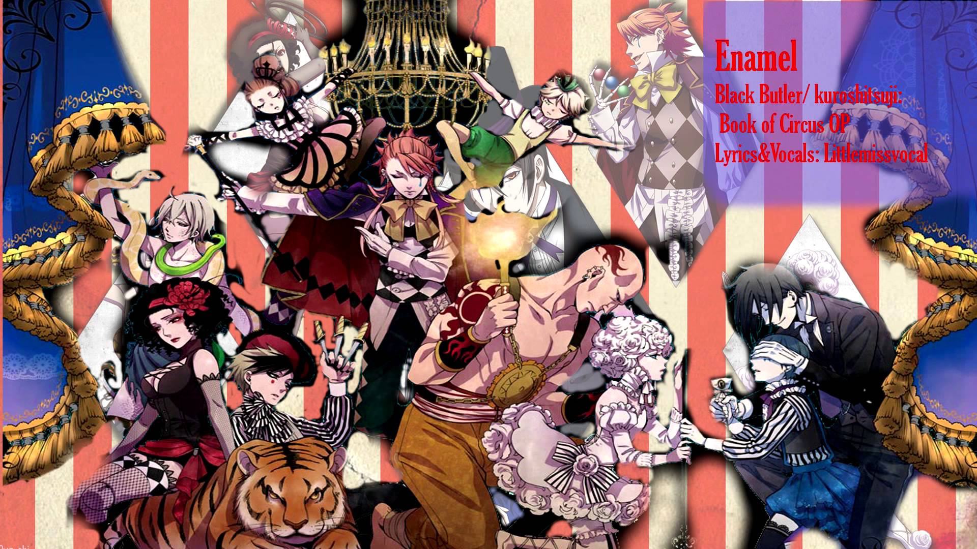 Enamel Butler/ Kuroshitsuji: book of circus OP- English