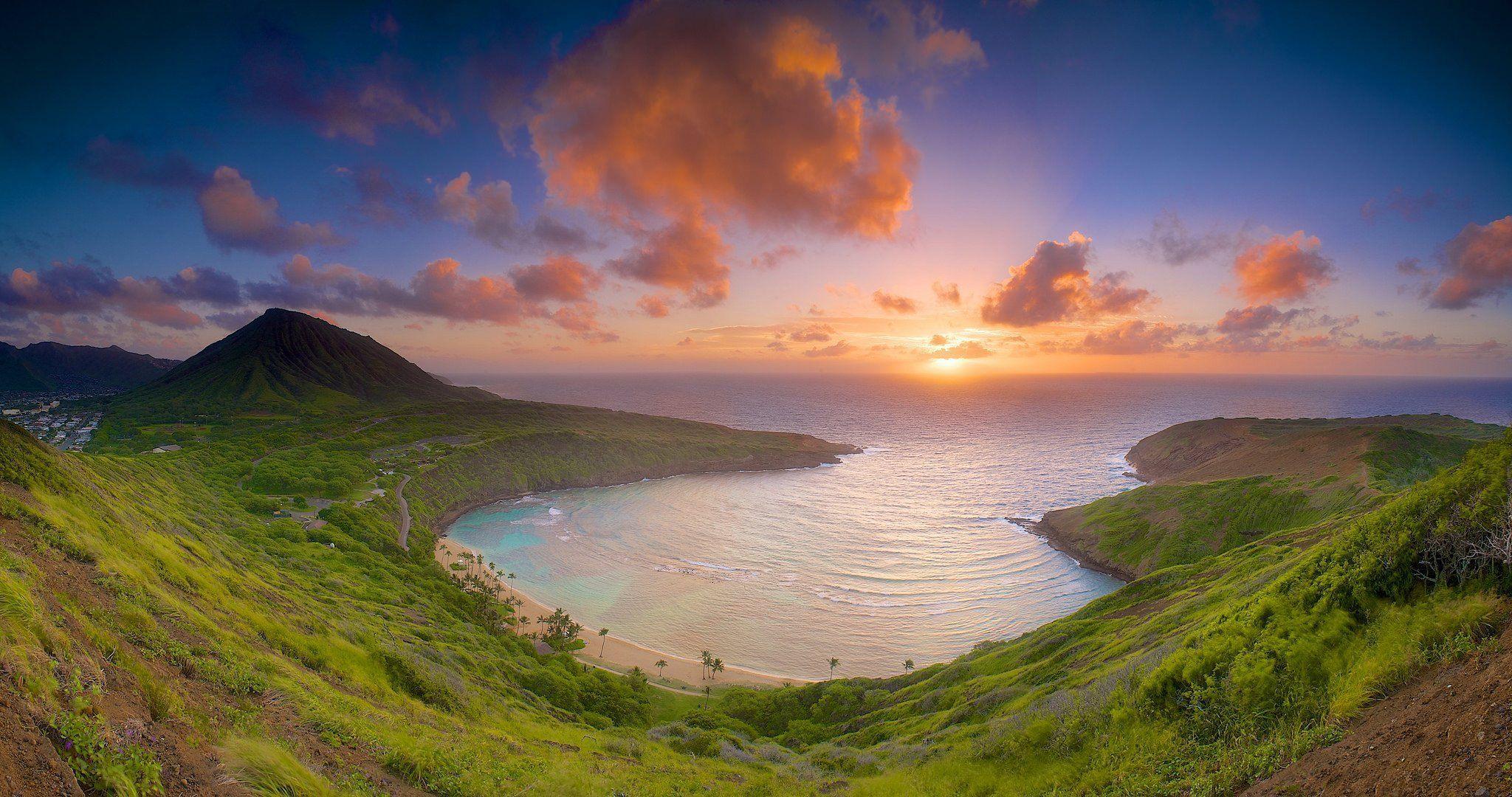 hawaii oahu hanauma bay morning HD wallpaper