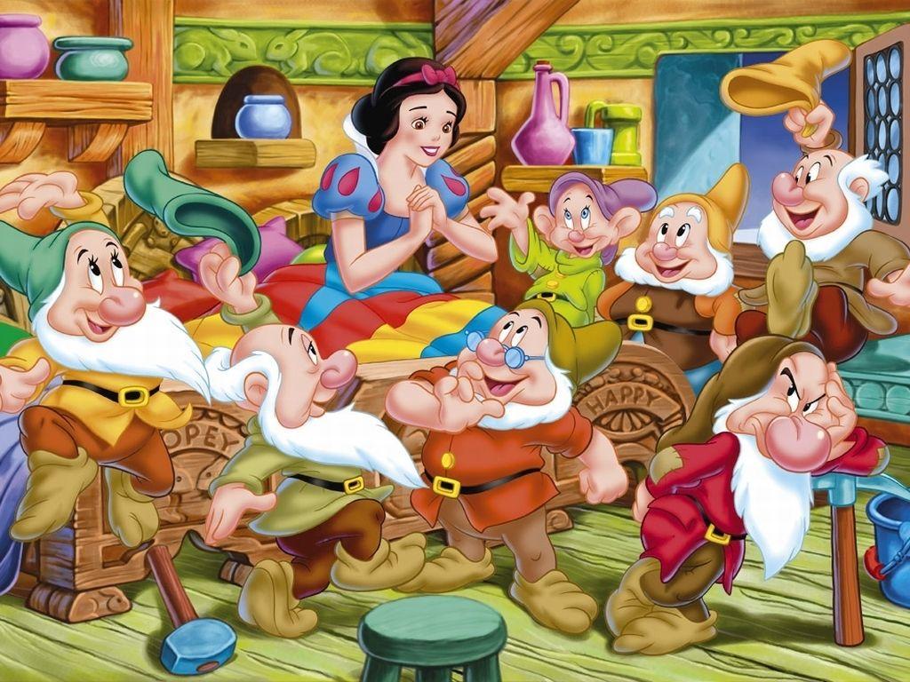 Snow White and the Seven Dwarfs Name Cartoons