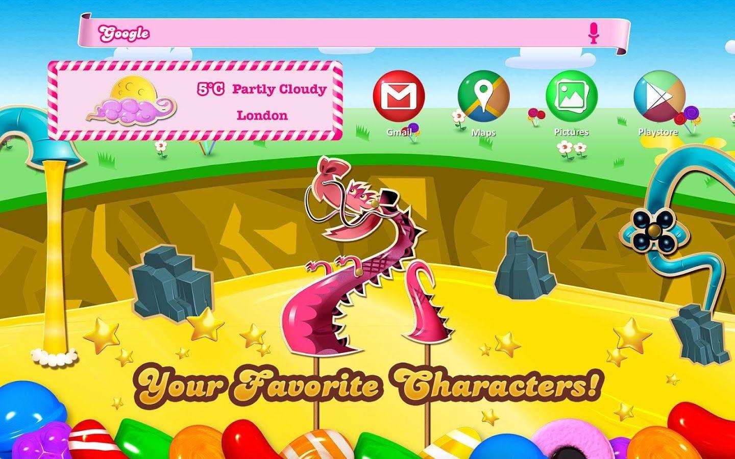 Candy Crush Android Theme game android apptoko