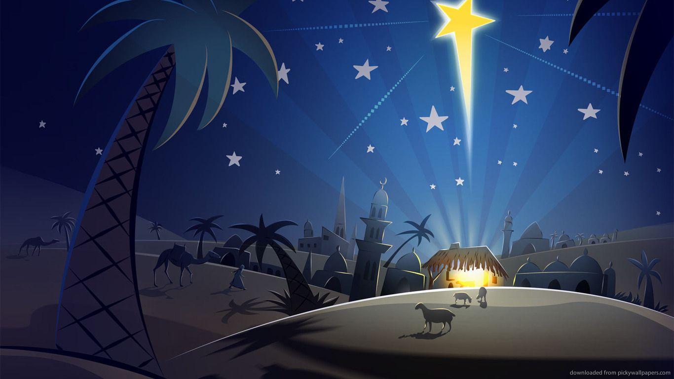 Download 1366x768 How Jesus Was Born Wallpaper
