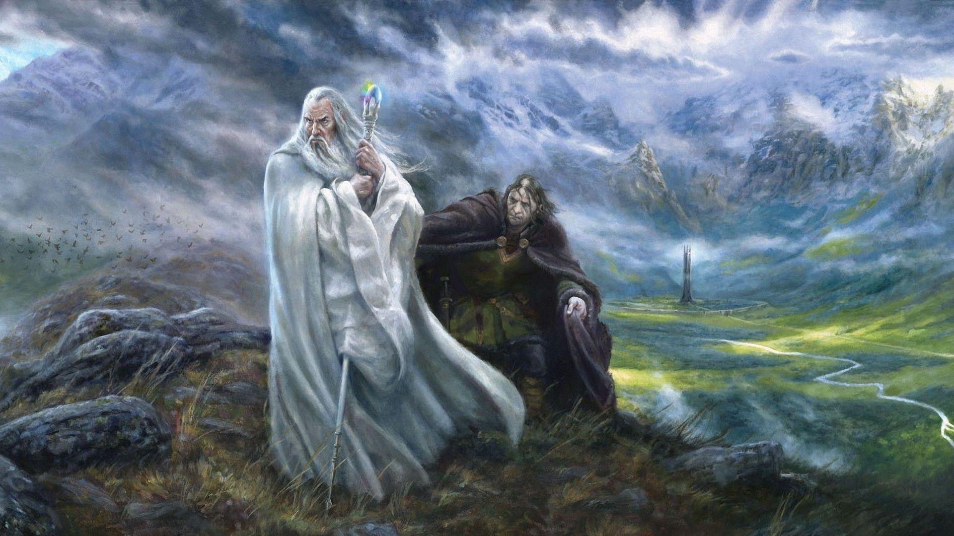 Saruman, The Lord Of The Rings, Fantasy Art, Grima Wormtongue