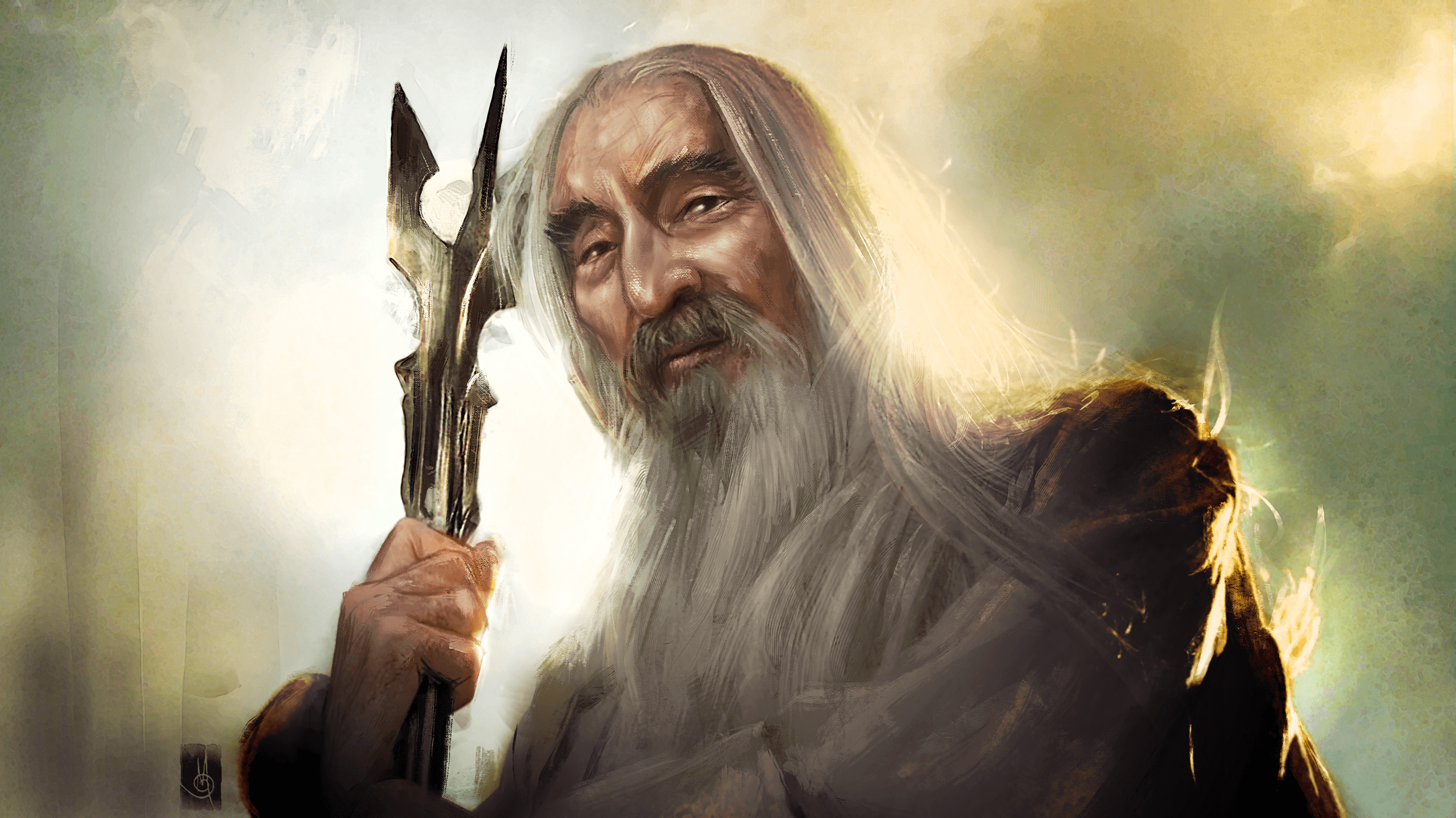 Saruman, #wizard, #beards, #old people, #Christopher Lee, #The