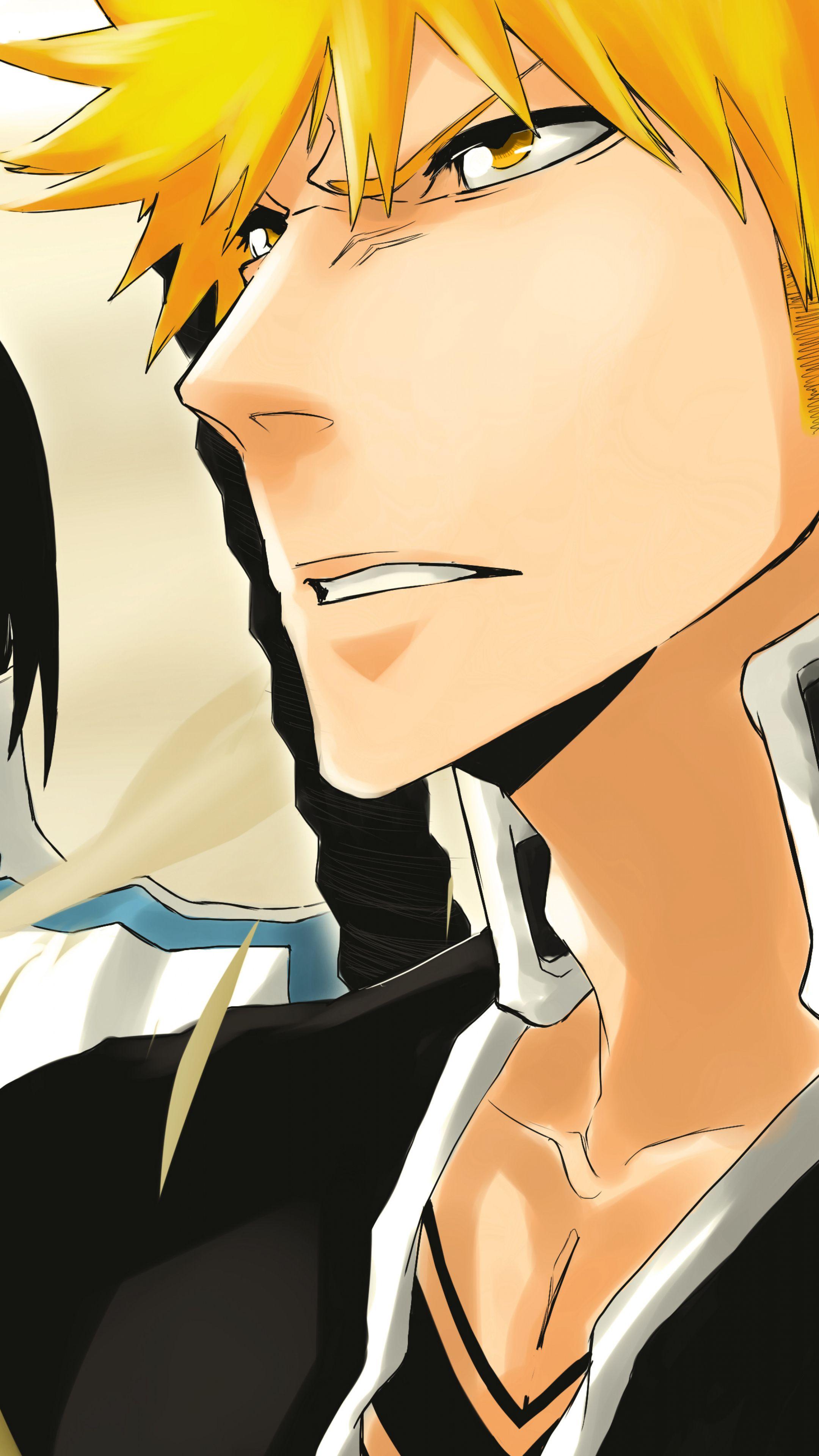 Download Wallpaper 2160x3840 Bleach, Ichigo kurosaki, Shinigami