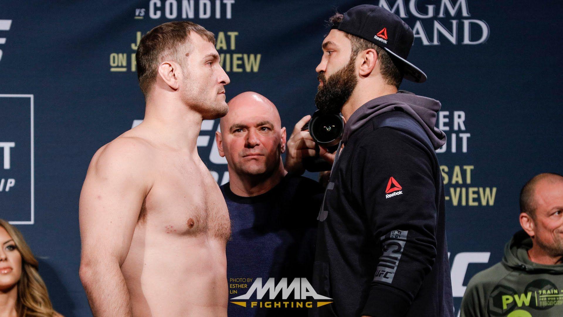 UFC 195 Weigh Ins: Stipe Miocic Vs. Andrei Arlovski