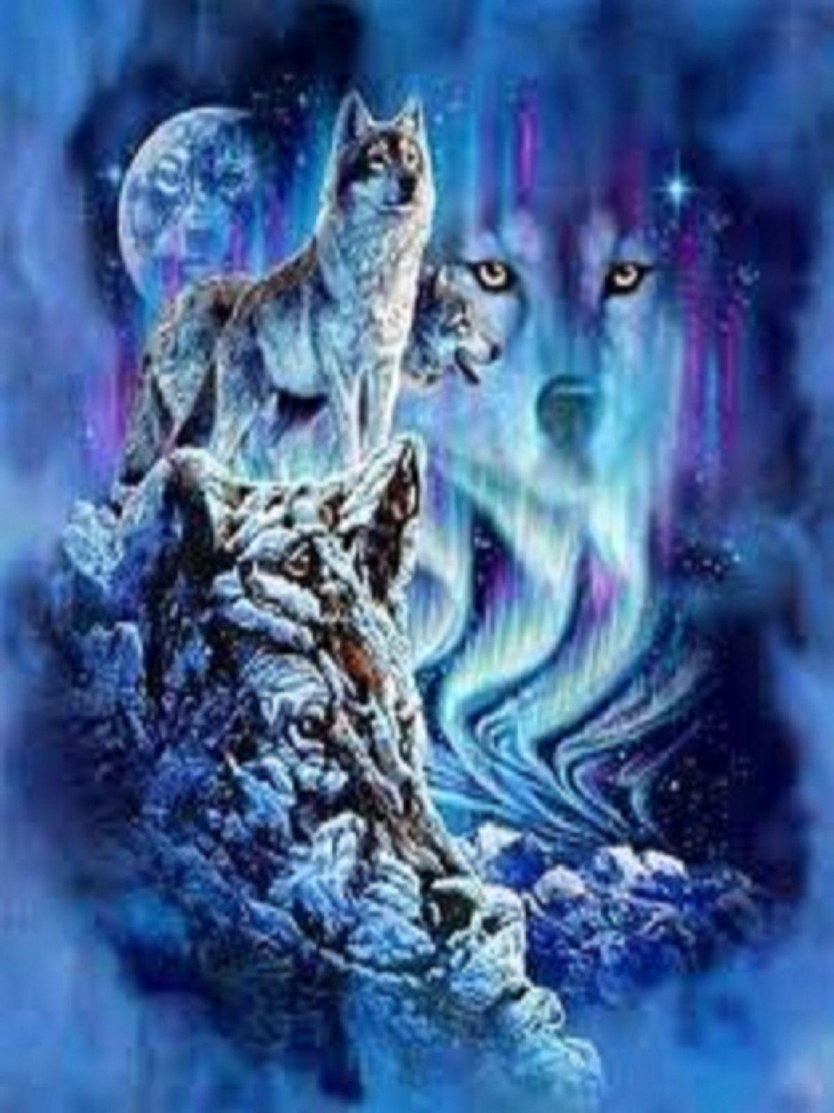 image of Wallpaper Spirit Wolf Native - #SC