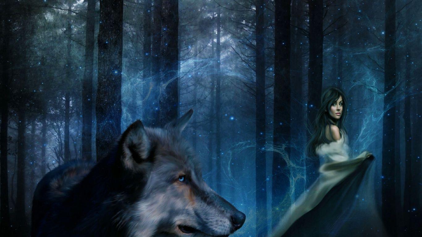 fantasy wolf wallpaper HD. Fantasy. Wolf wallpaper
