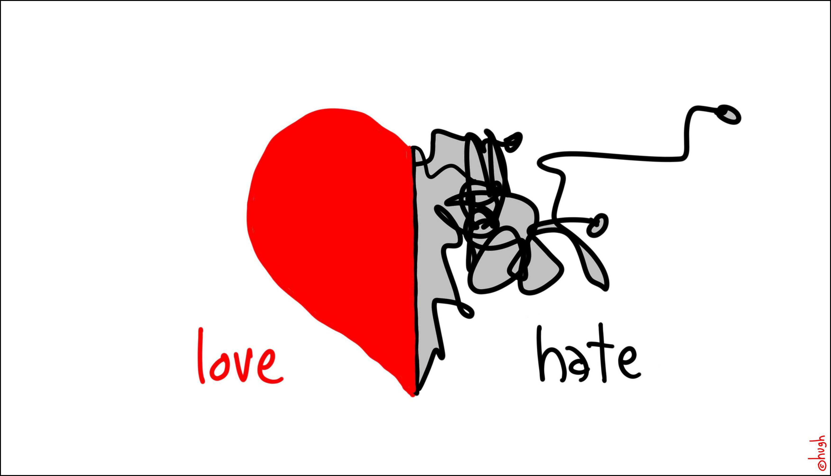 Love Hate Wallpaper  Download to your mobile from PHONEKY