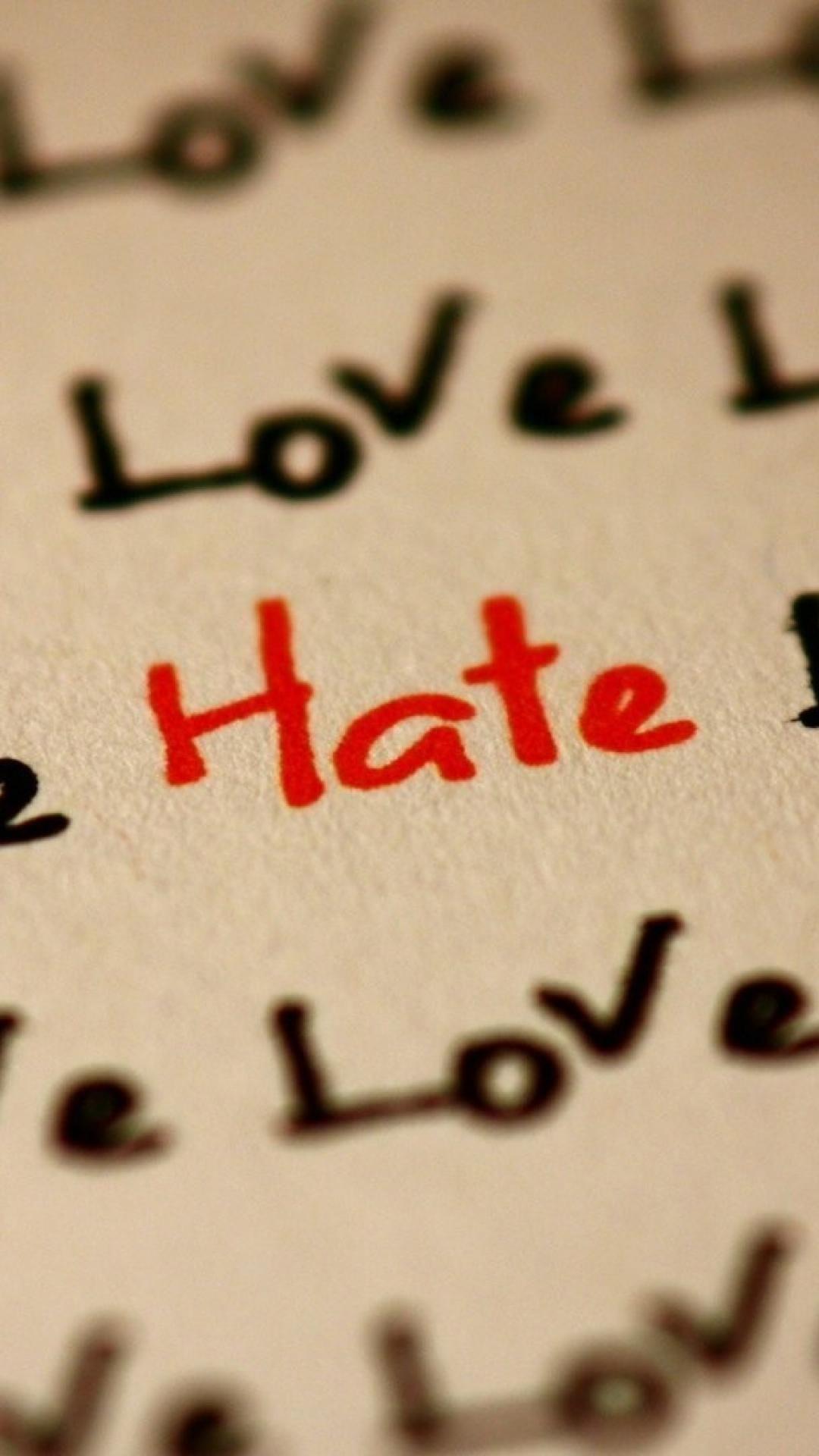 Hate love quotes text wallpapers.
