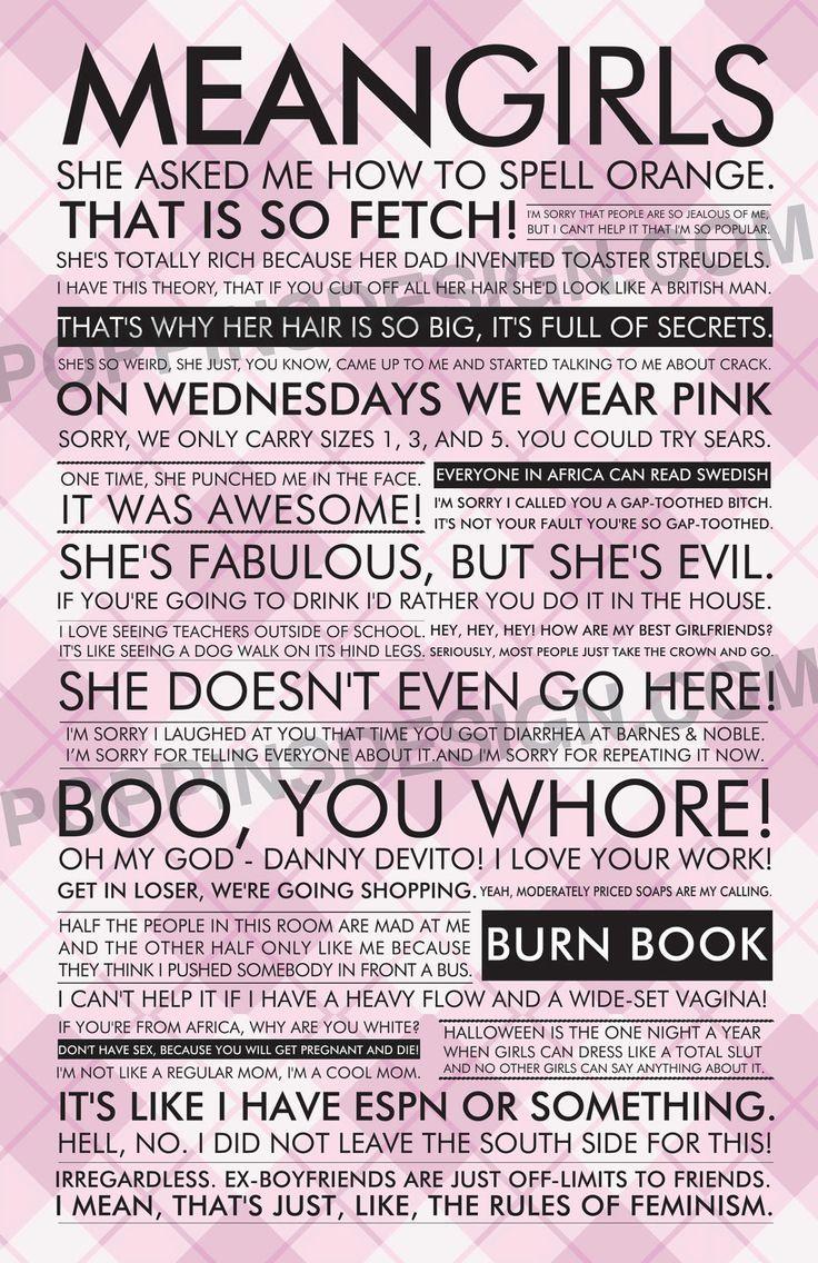 best Mean Girls (2004) image. Film quotes, Beds