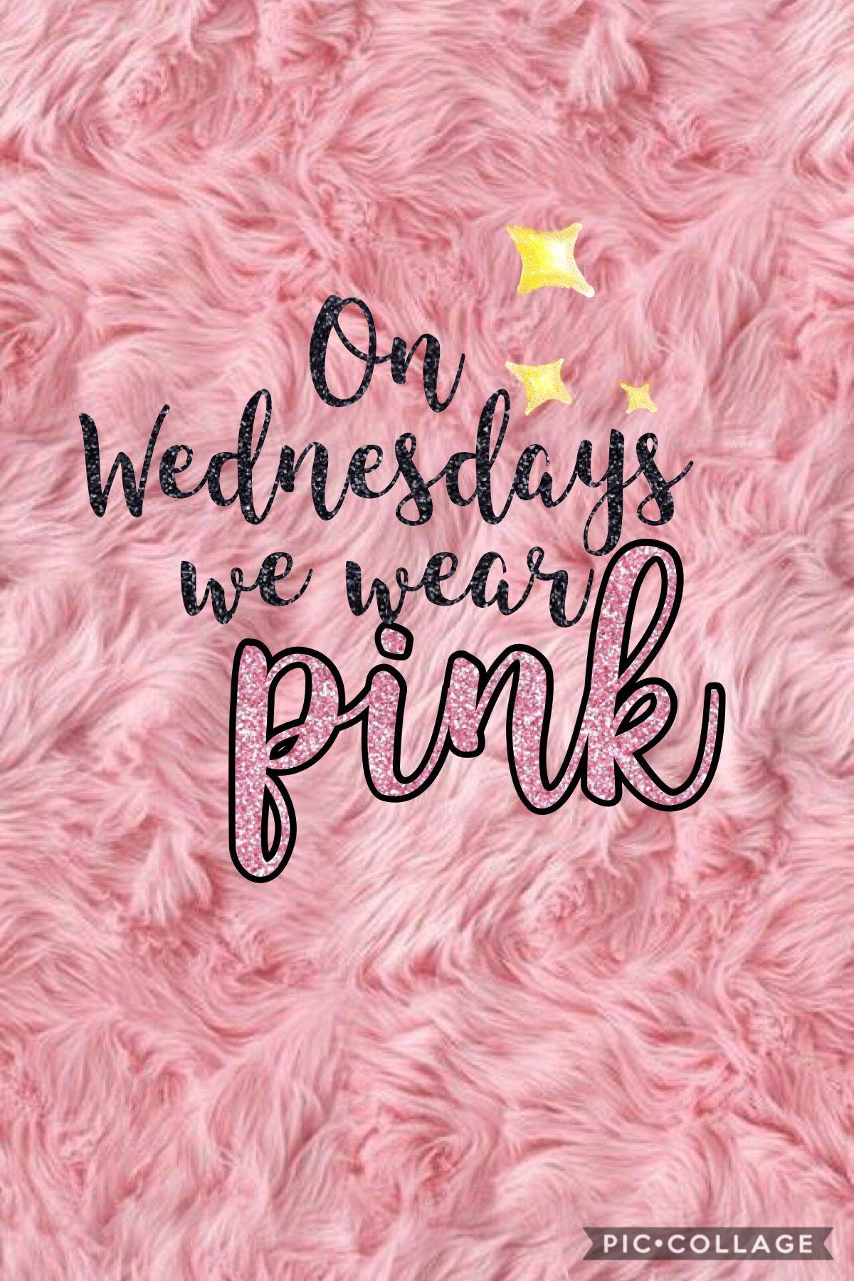 On Wednesdays we wear pink Mean Girls wallpaper. Wallpaper