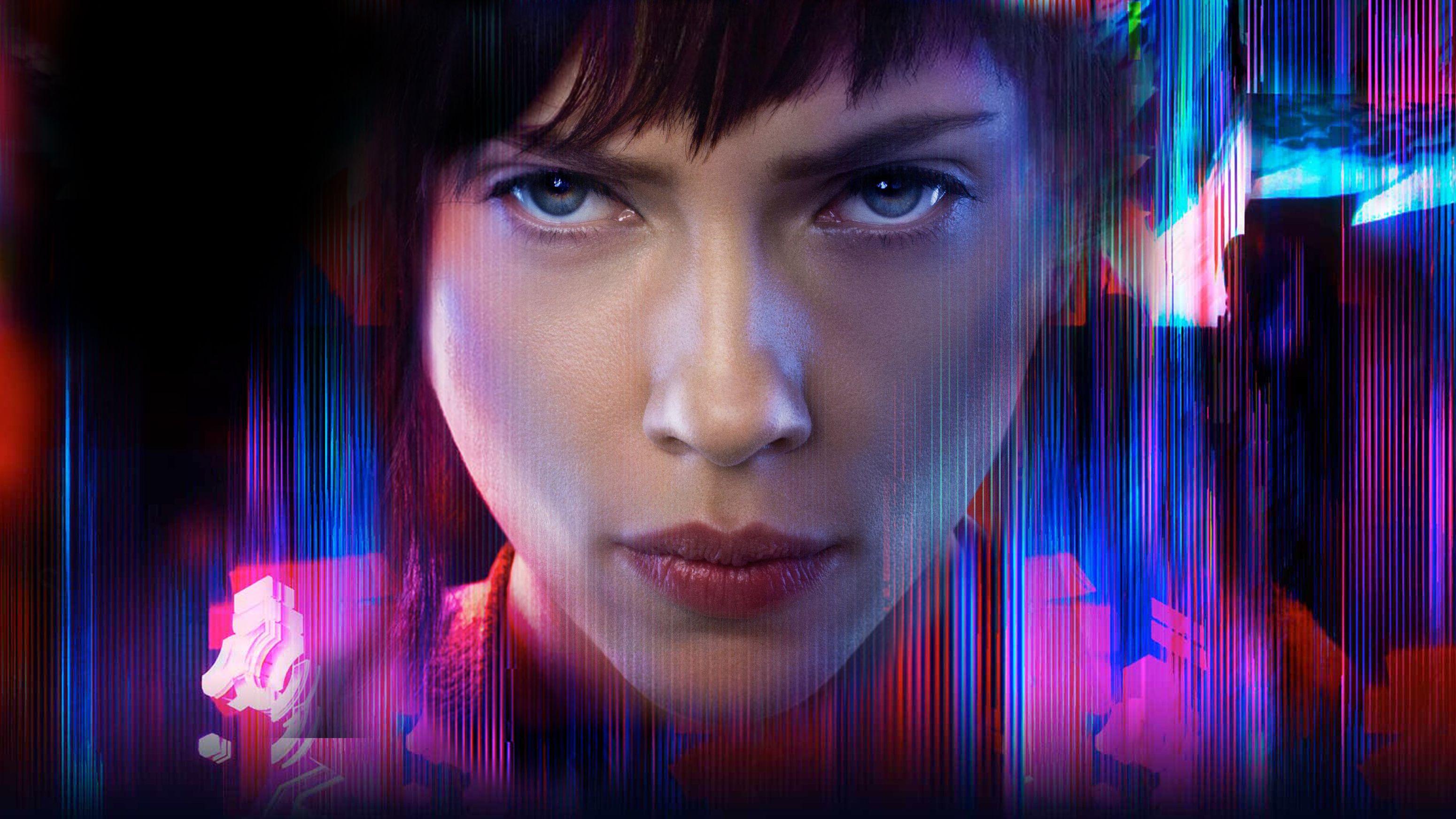 Wallpaper Ghost in the Shell, Scarlett Johansson, HD, Movies
