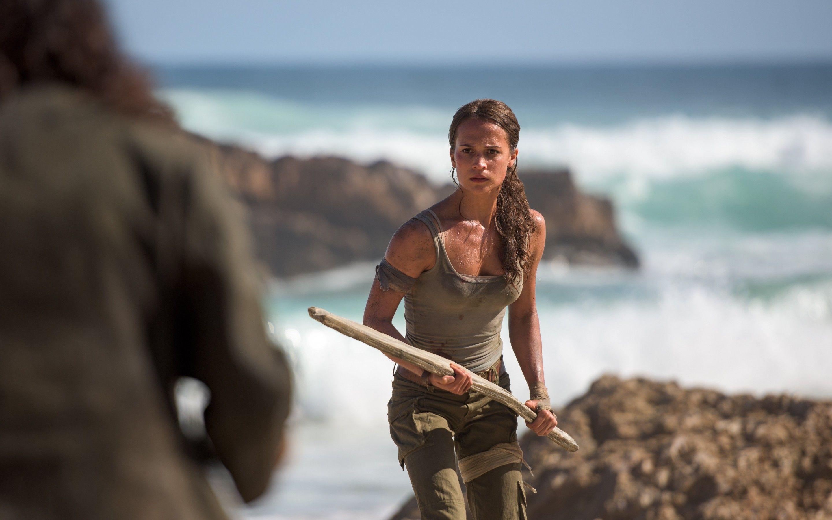 Wallpaper Alicia Vikander, Tomb Raider, Lara Croft, 5K