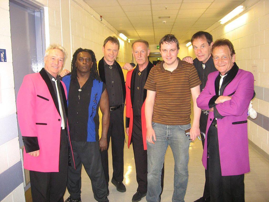 Showaddywaddy. Me with Showaddywaddy backstage at Sheffield