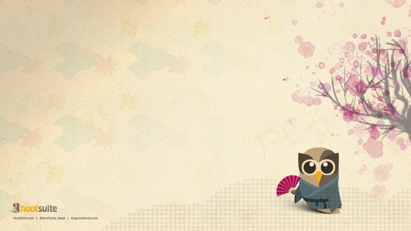 Wallpaper Owl Hootsuite Social Media Management 1366x768