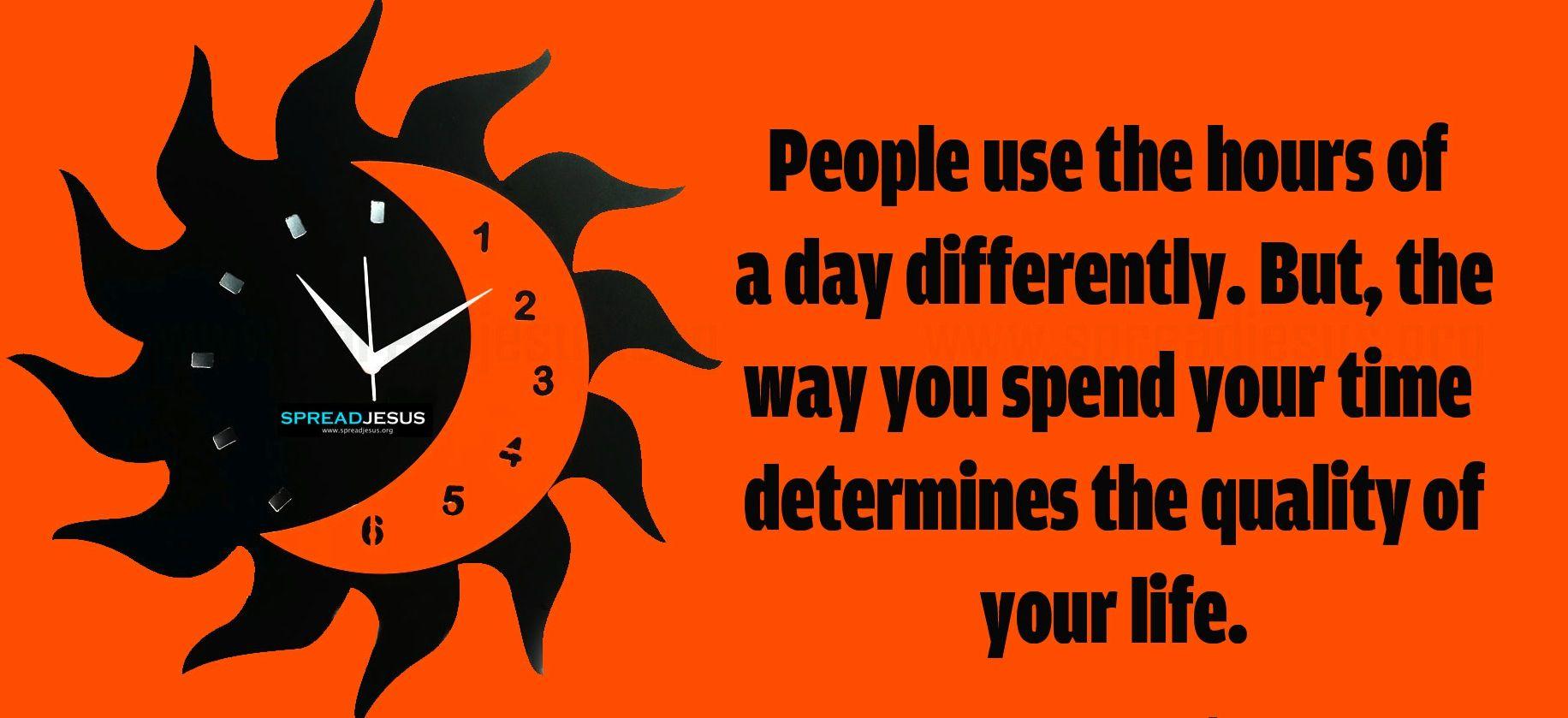 TIME MANAGEMENT QUOTES HD WALLPAPER Use Of Time Determines The