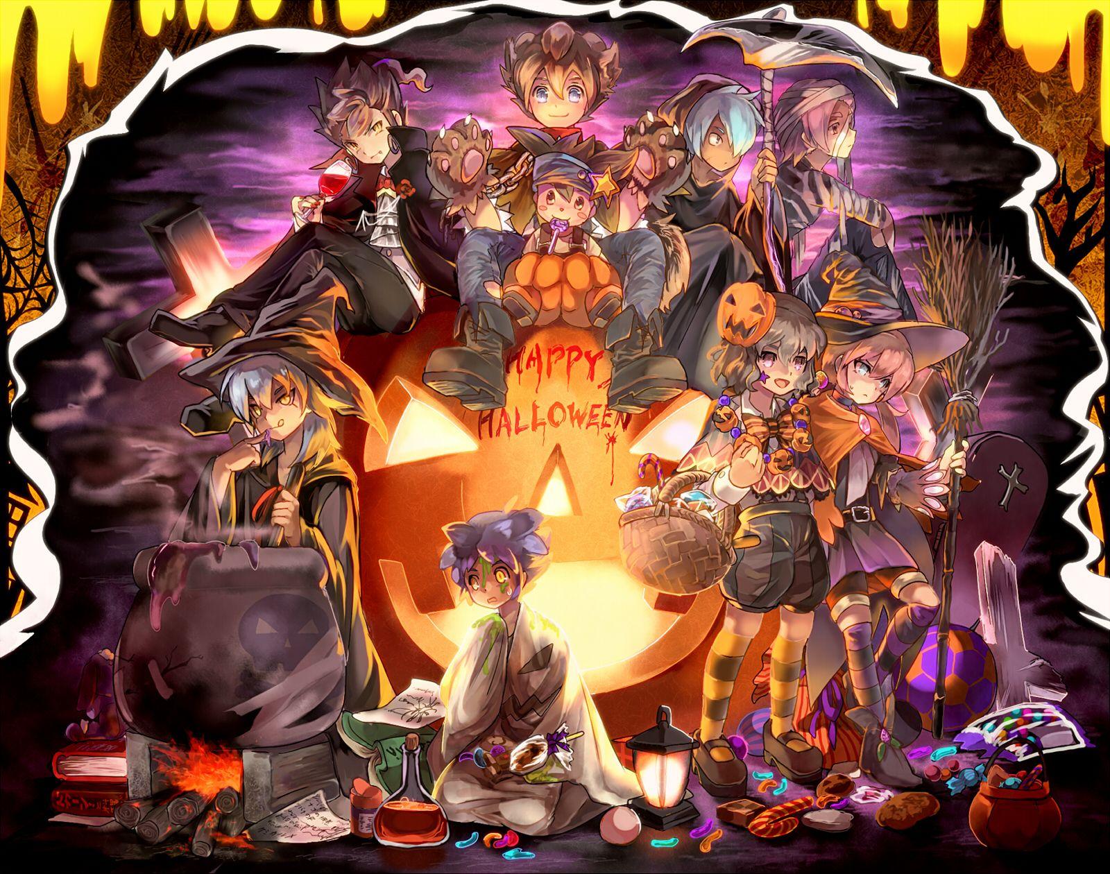 Inazuma Eleven GO halloween wallpaperx1260