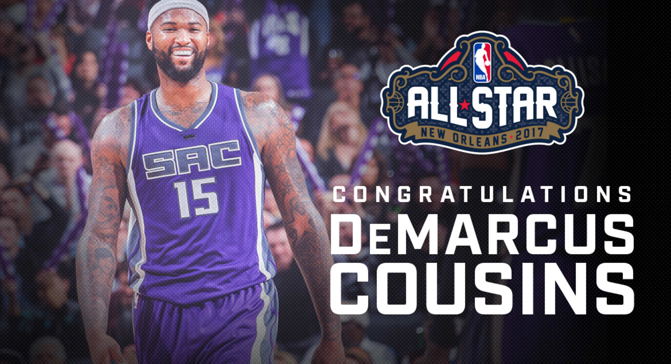 DeMarcus Cousins Named 2017 Western Conference NBA All Star