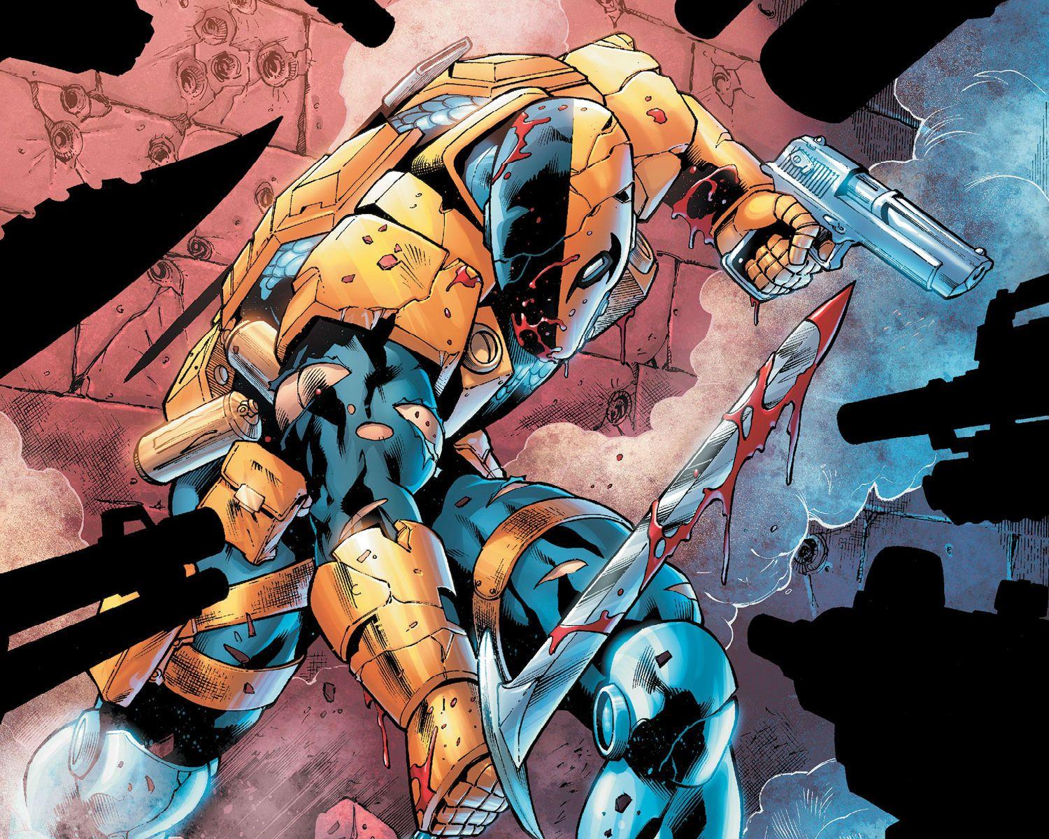 Deathstroke And Ravager Vs Wolverine and Bucky