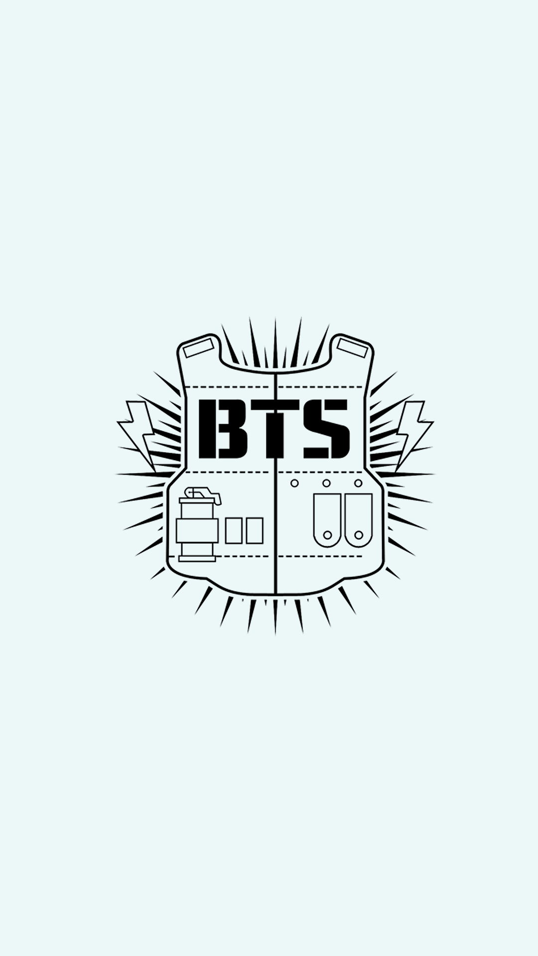 bts logo kpop wallpaper. HD Wallpaper Buzz