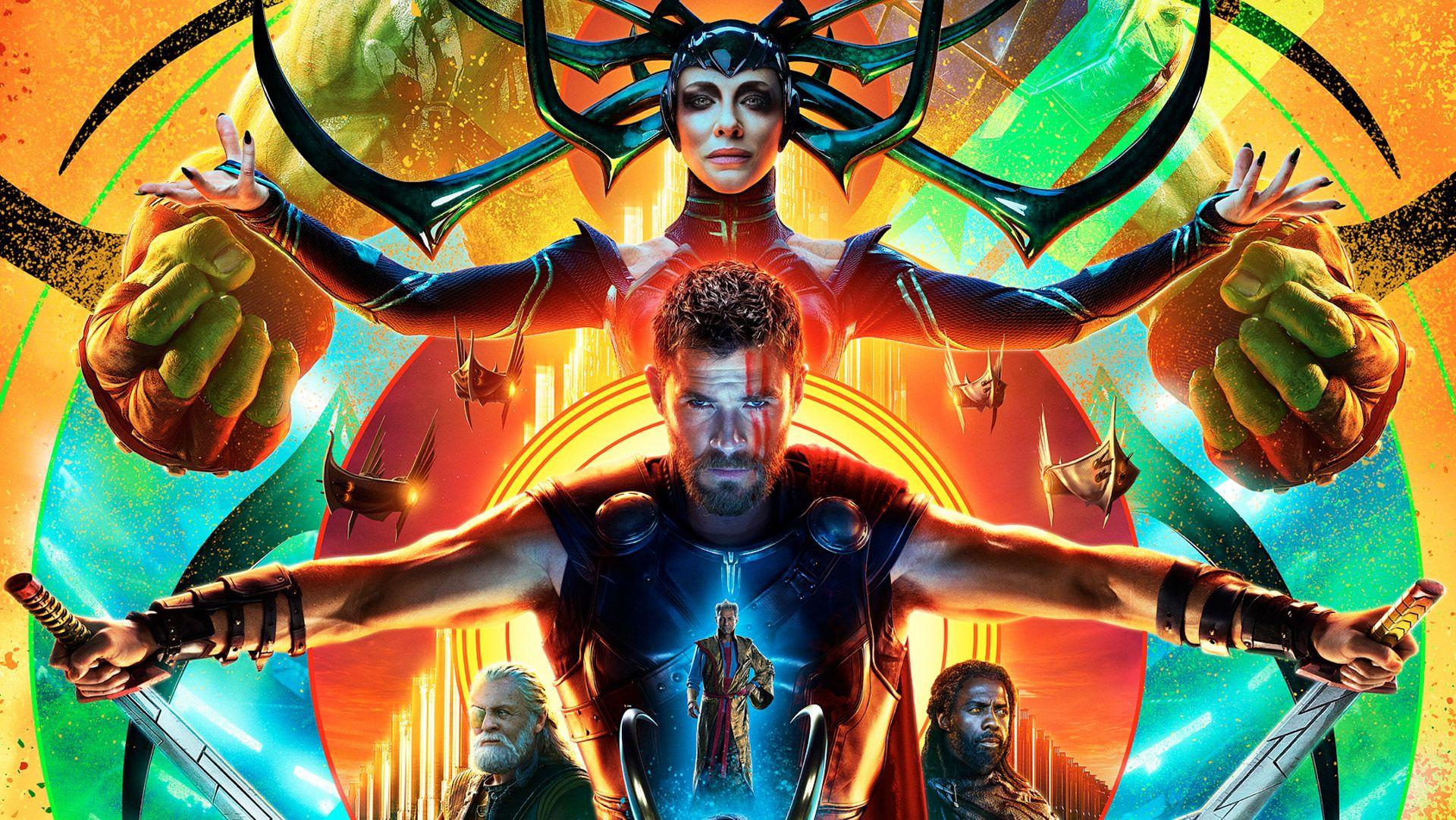 Hulk Hela Thor In Thor Ragnarok Poster, Full HD Wallpaper