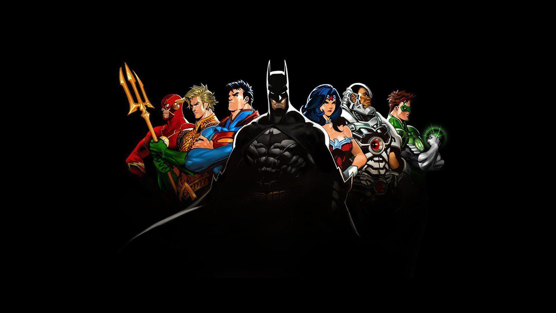 Comics DC Justice League The Flash Batman Superman Wonder Woman