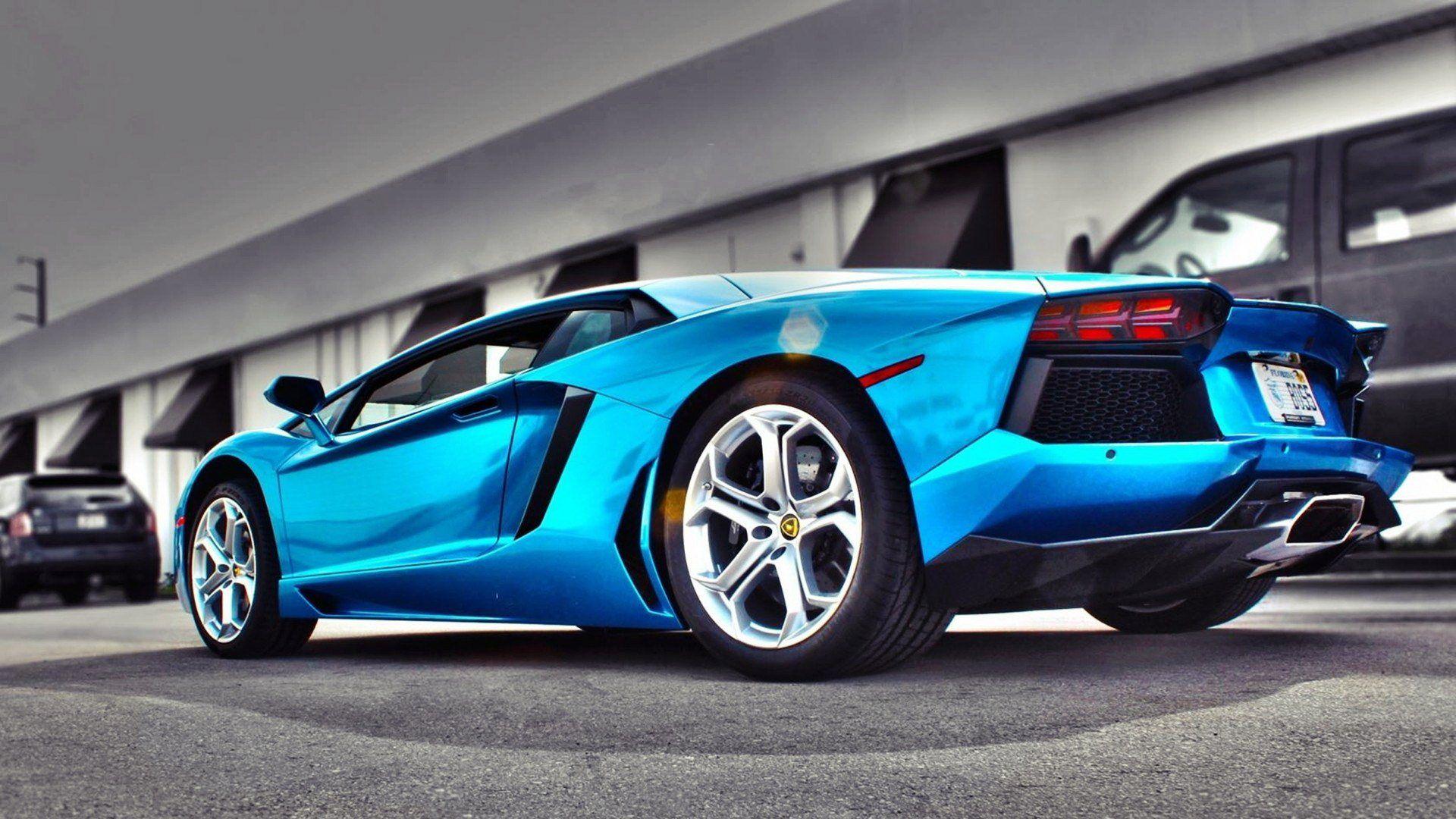 Lamborghini Aventador Blue Wallpaper Hd 1920x1080