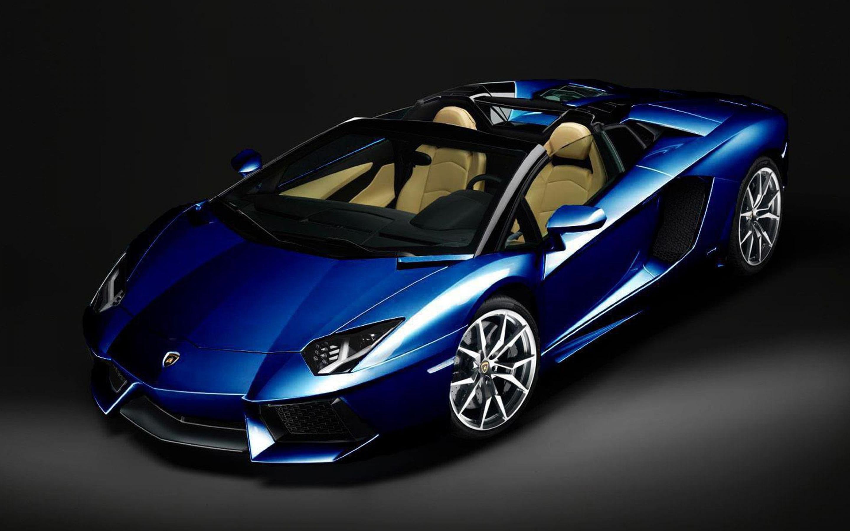 Download Blue Lamborghini Wallpaper Full HD For Widescreen