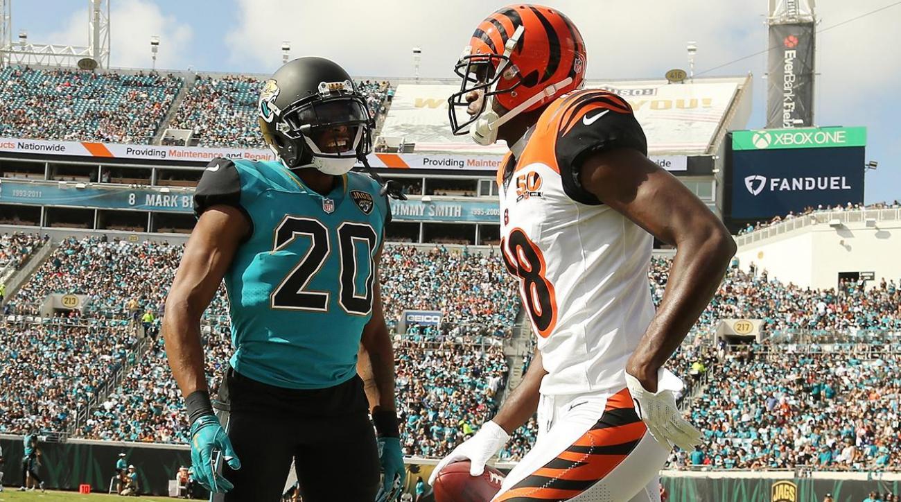 AJ Green, Jalen Ramsey fight: Bengals WR and Jaguars CB ejected