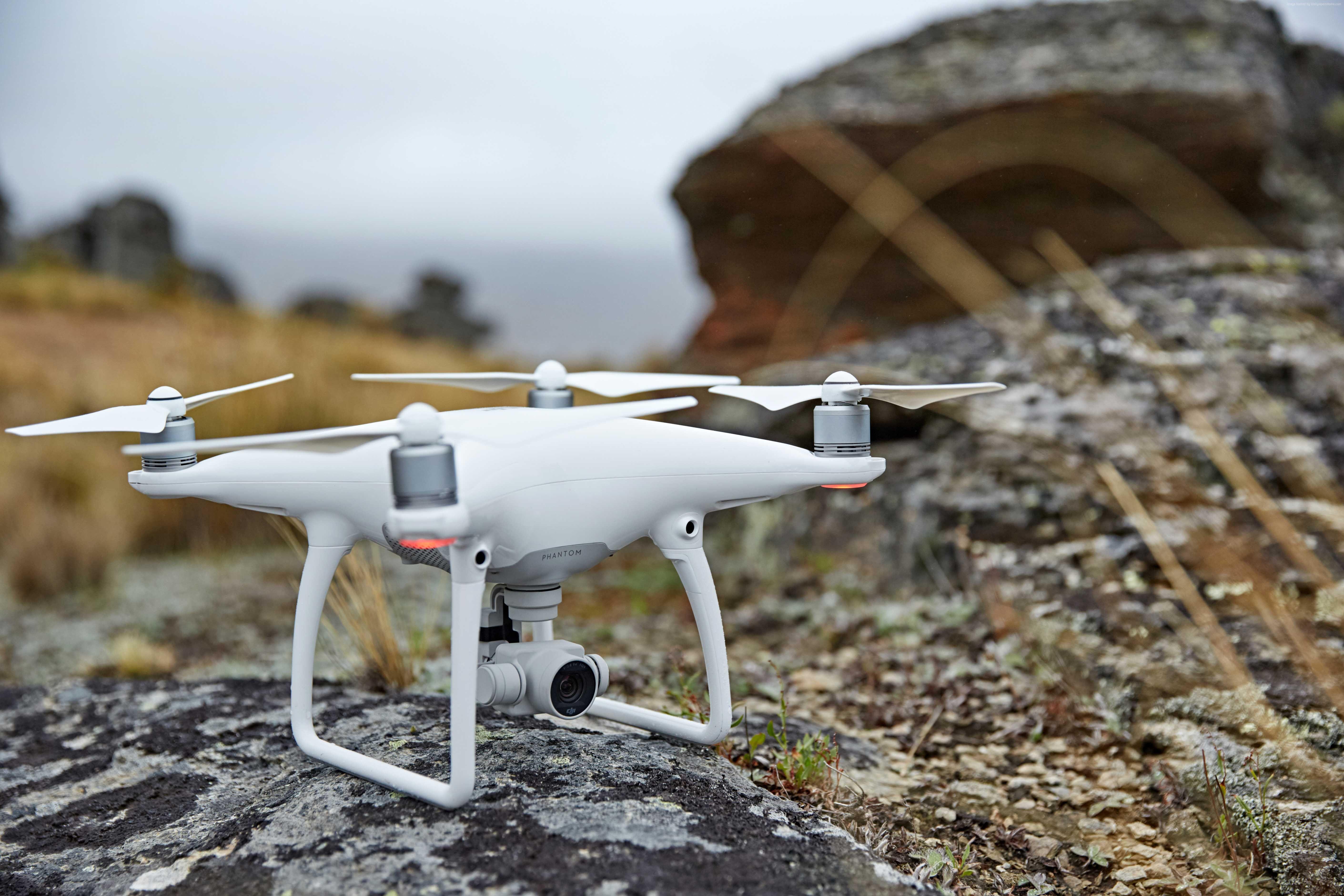 Wallpaper DJI Phantom drone, quadcopter, Phantom, review, test